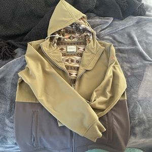 Darvus two tone jacket, large in size, only worn a head full of time